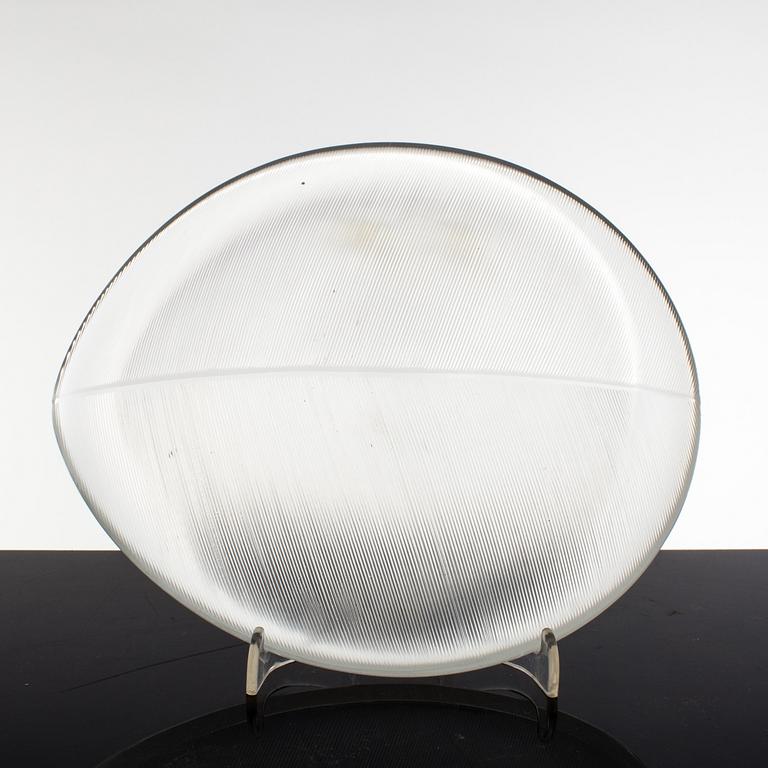 A TAPIO WIRKKALA glass bowl for Ittala , Finland, 1956.