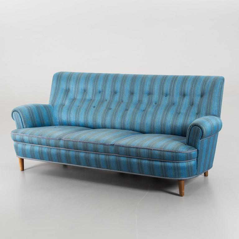 CARL MALMSTEN, soffa, "Hemmakväll", 1900-talets andra hälft.