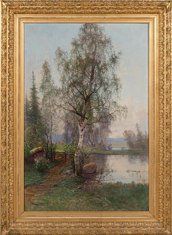 Johan (John) Kindborg, Landskap med Björk.