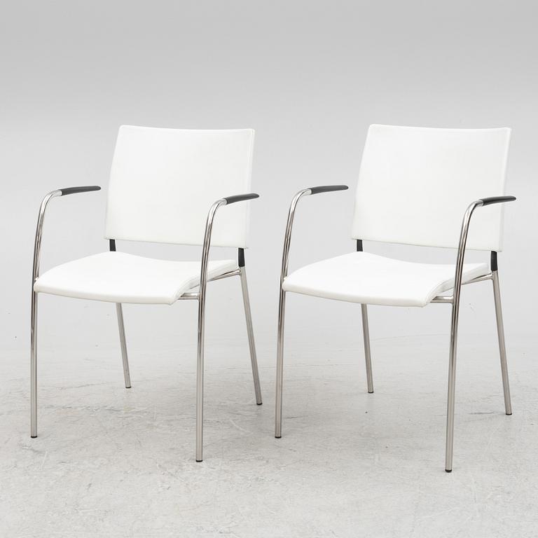 Johannes Foersom & Peter Hiort-Lorenzen, a set of eight 'Spira' chairs, Lammhults.