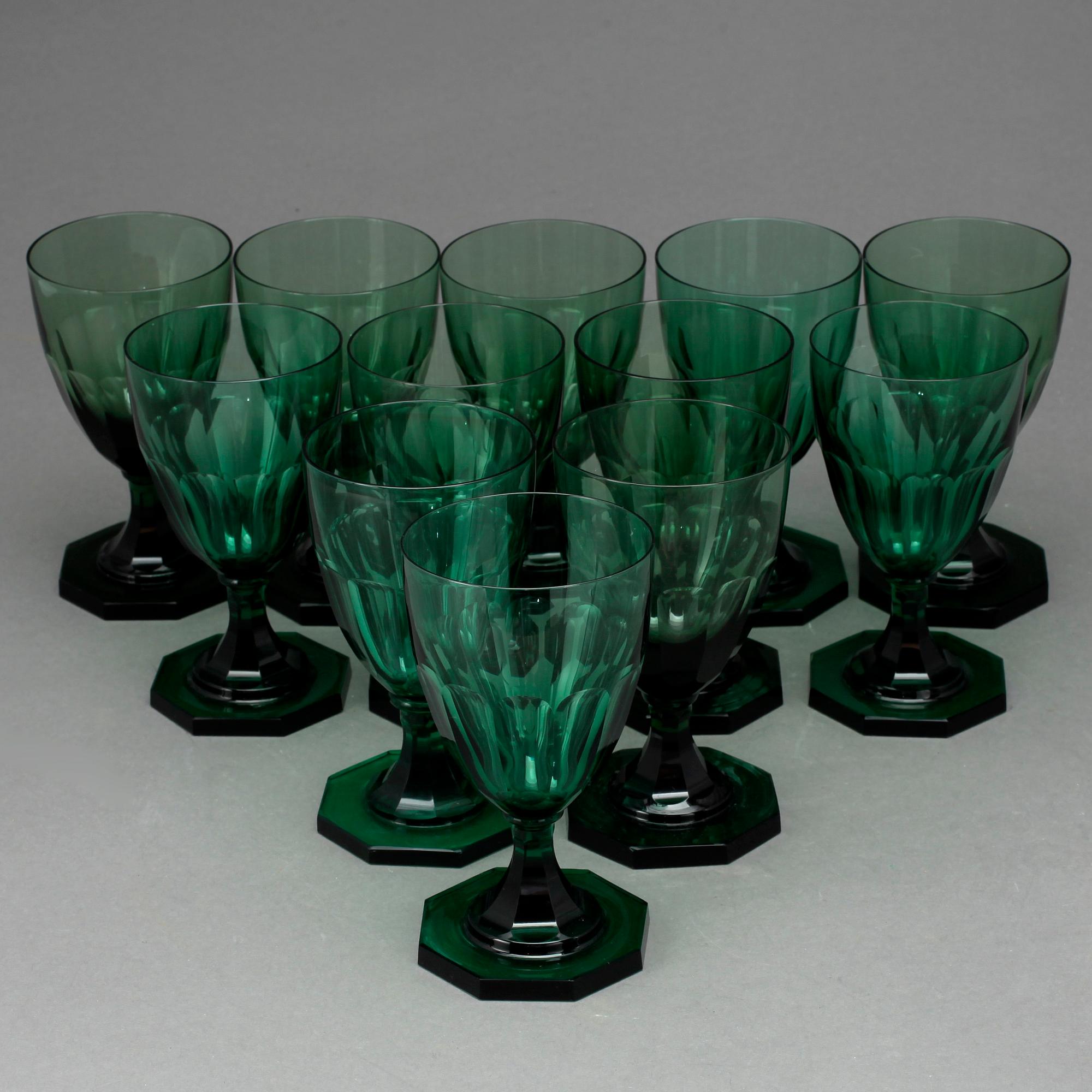 GLAS, 12 st, Gerda Strömberg, Strömbergshyttan.