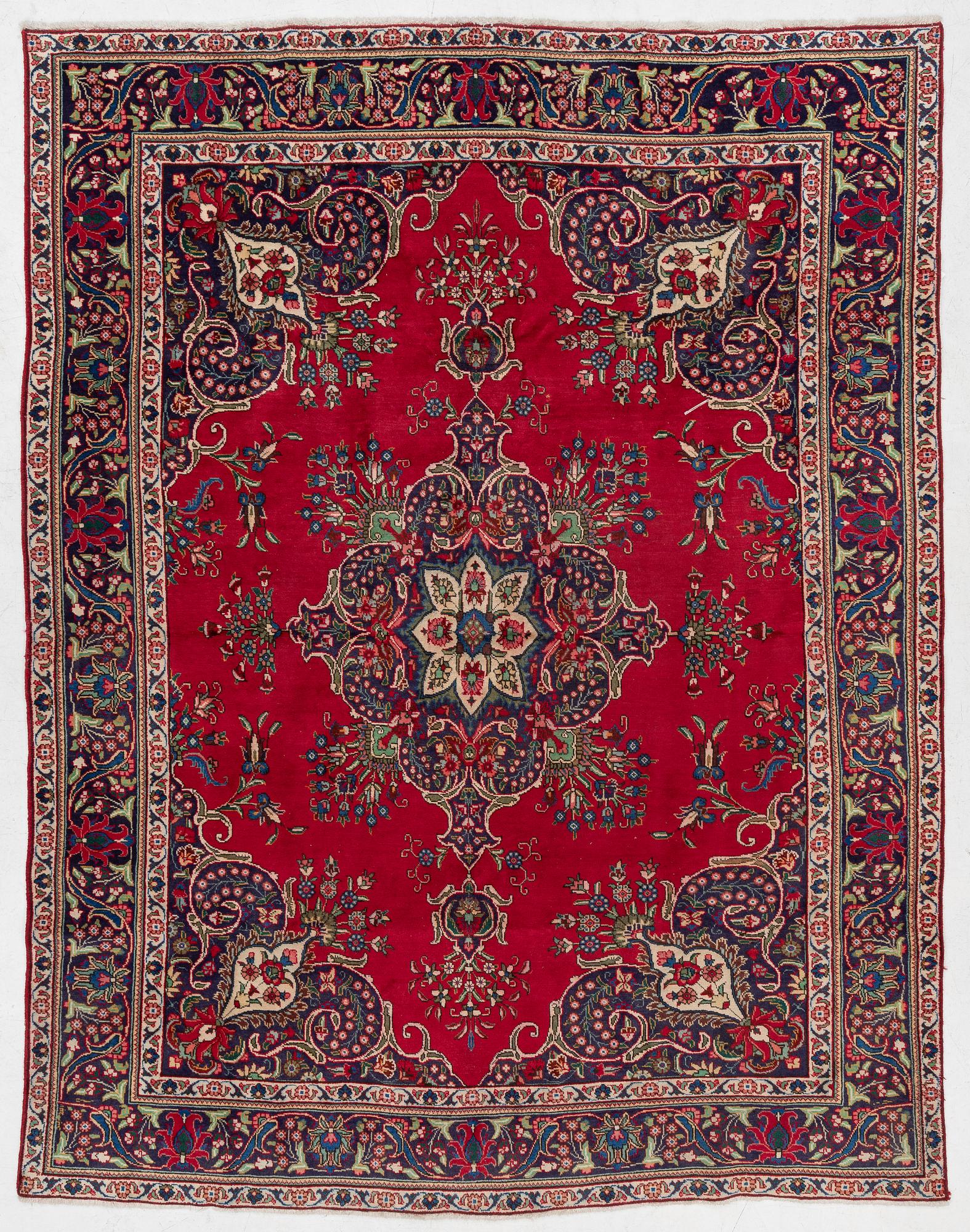 Carpet, Tabriz, approx. 370 x 285 cm.