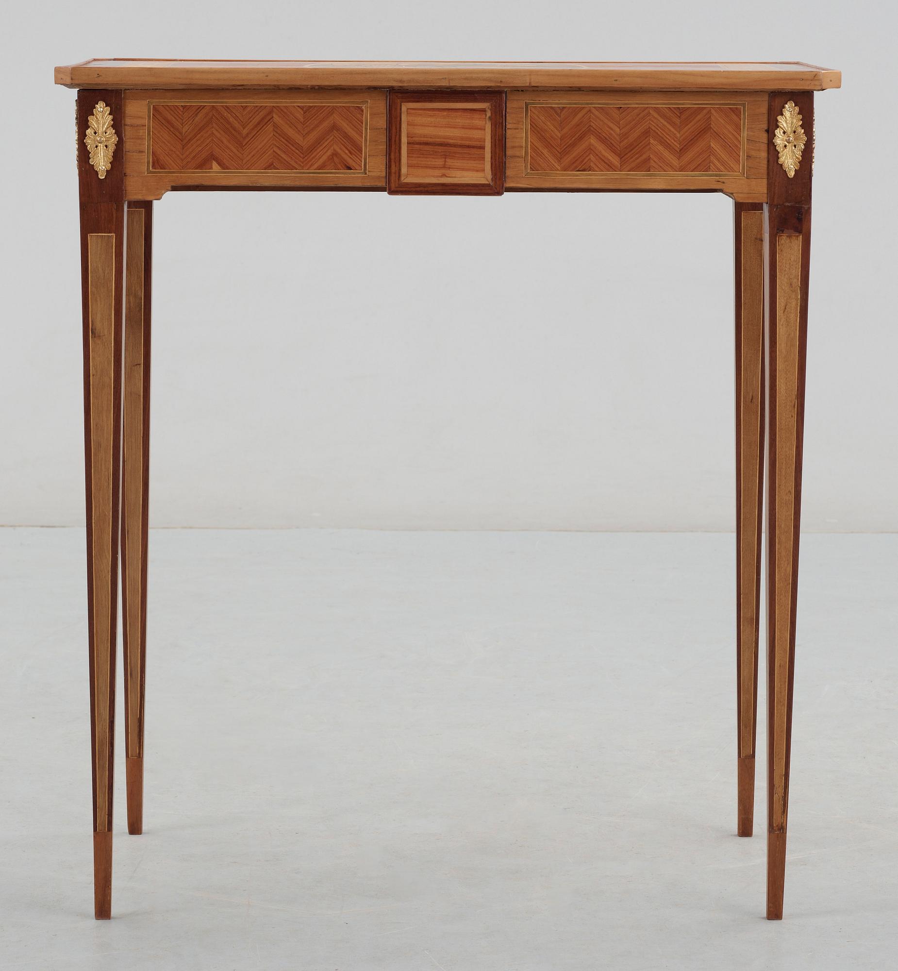 BORD, gustavianskt, Stockholmsarbete, 1700-talets slut.