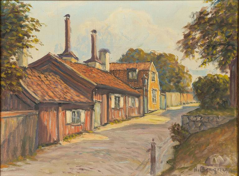 Karl Bergman, "Gamla Lotsgatan, Söder, Stockholm".