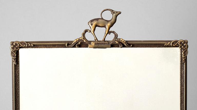 SPEGEL, metall, 1920-tal.