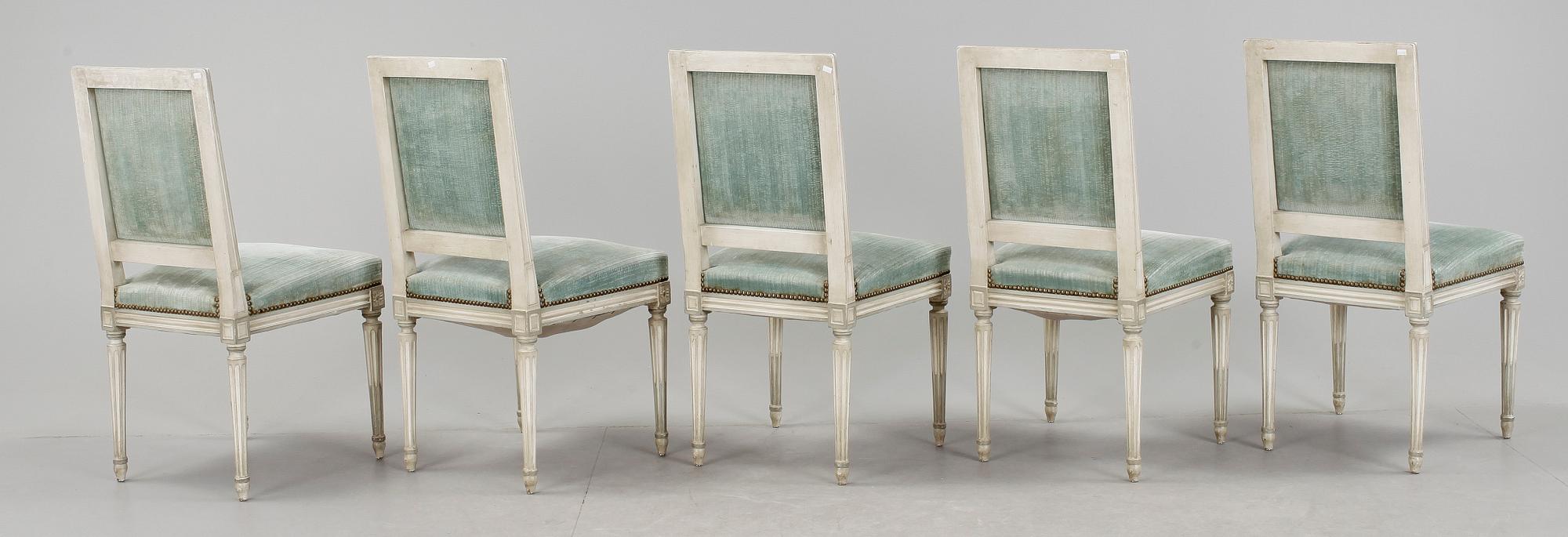 STOLAR, 10 st, gustaviansk stil, 1900-tal.
