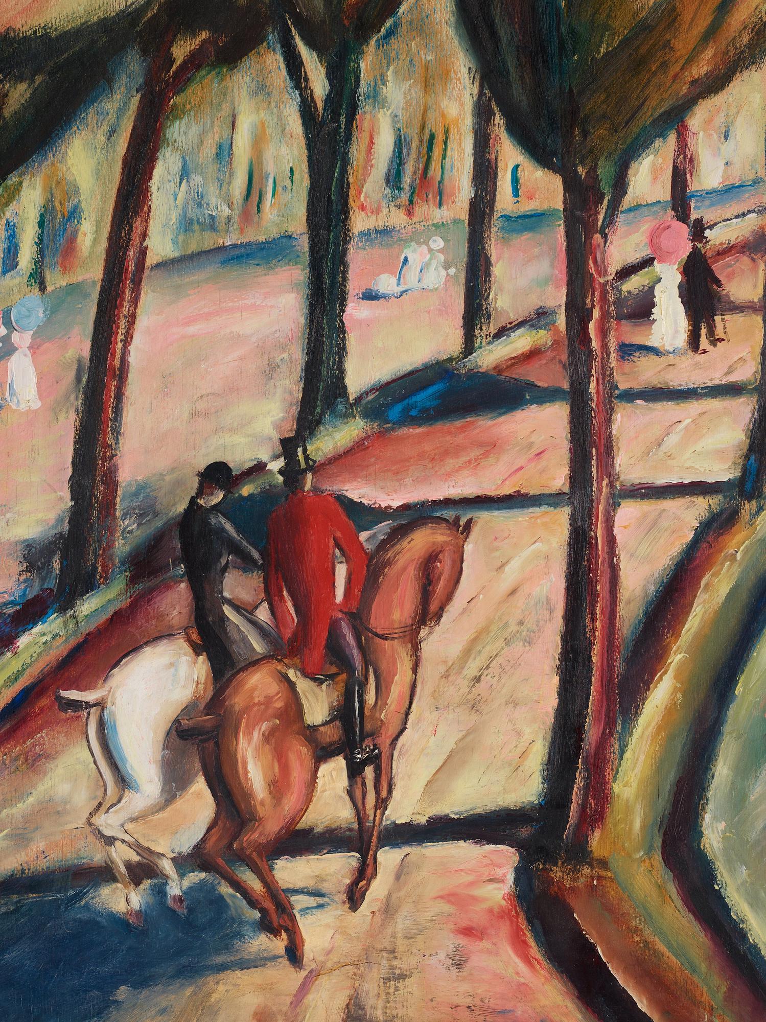 Gösta Nystroem, Riders in the park.