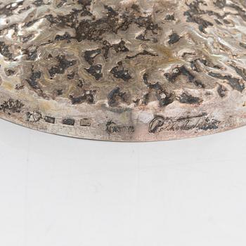 Pekka Turtiainen, a silver ewer and six goblets, Finland 1977.