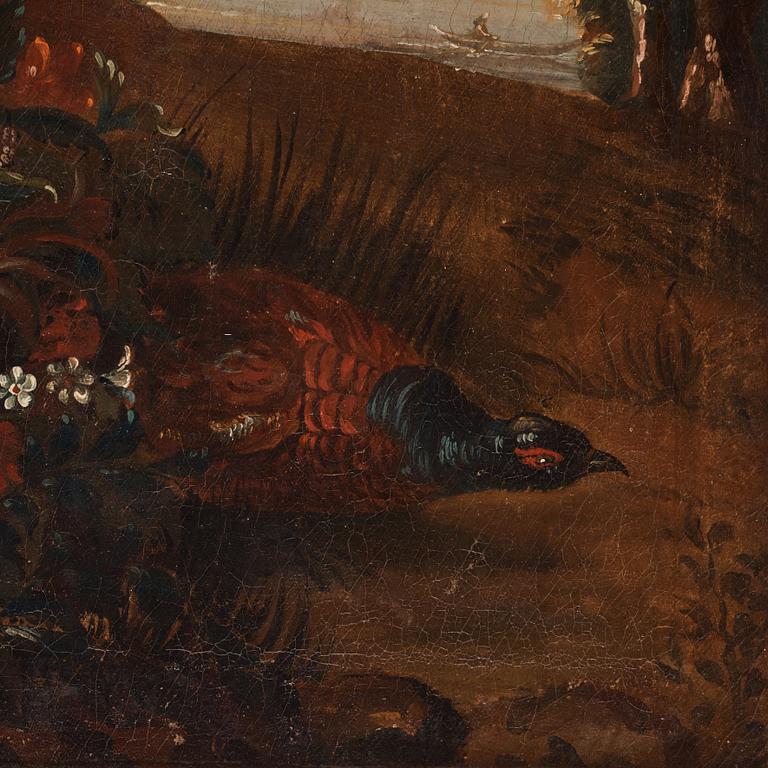 Jean-Baptiste Oudry, efter, Hund och rapphöns, 2 st.