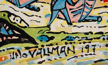 UNO VALLMAN, olja på duk, sign o otydlig dat.