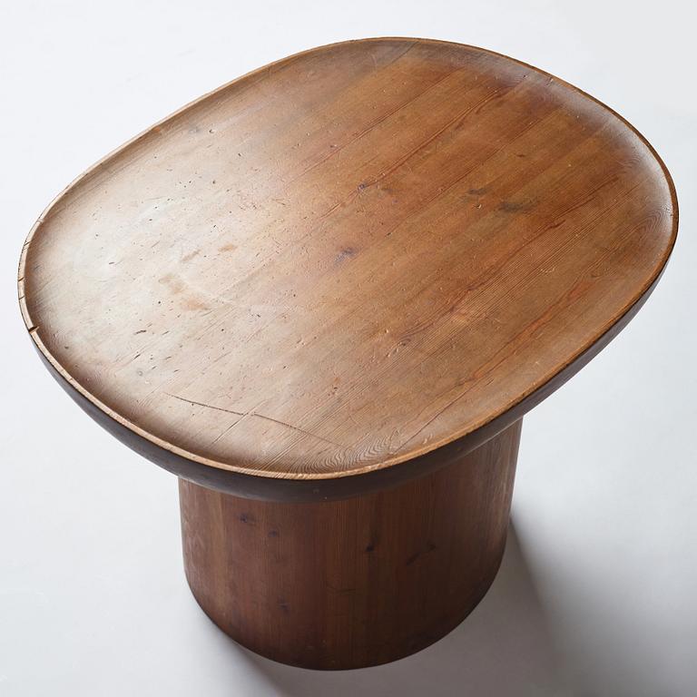 Axel Einar Hjorth, a stained pine 'Utö' table, Nordiska Kompaniet, Sweden 1930s.