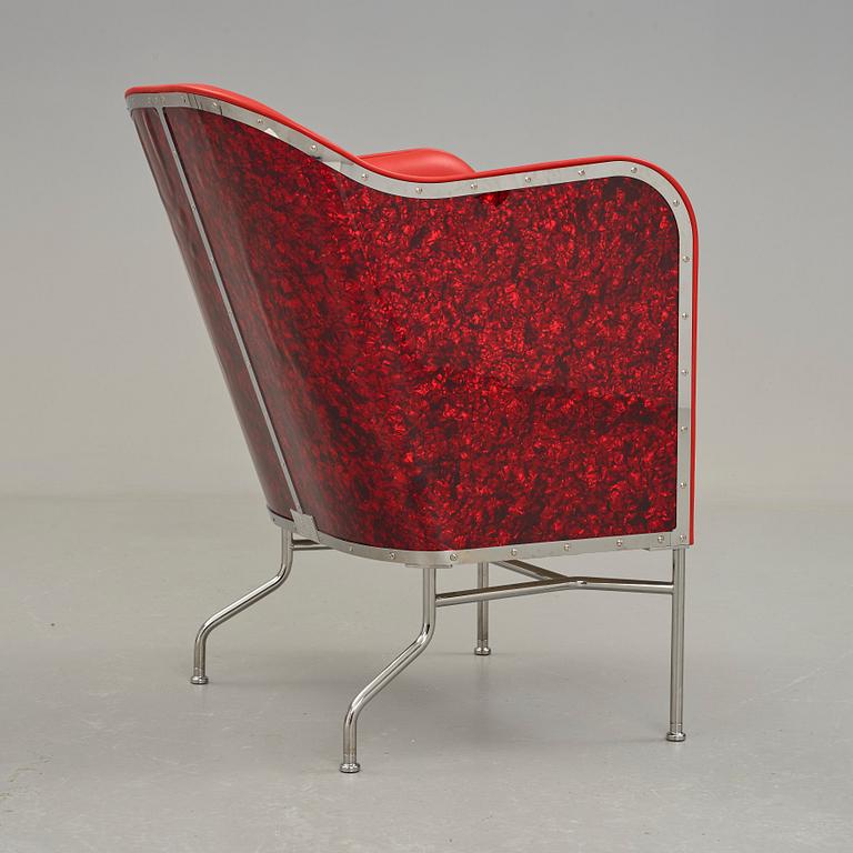 Mats Theselius, a "Star" easy chair for Källemo Sweden, 2009.