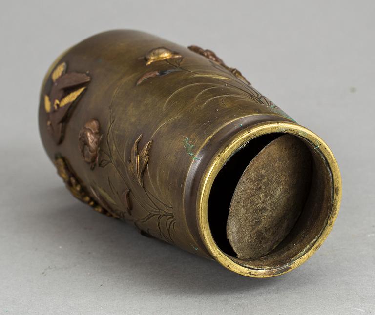 VAS, brons, Japan, Meiji (1868-1912).