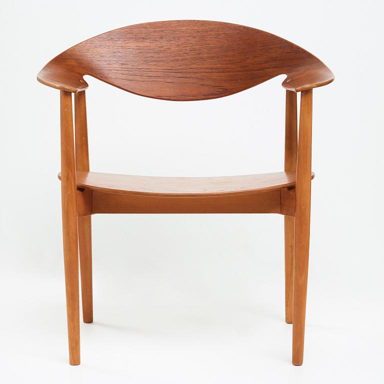 AN AKSEL BENDER MADSEN & EJNER LARSEN, "Metropolitan chair" for Fritz Hansen, Denmark 1950´s.