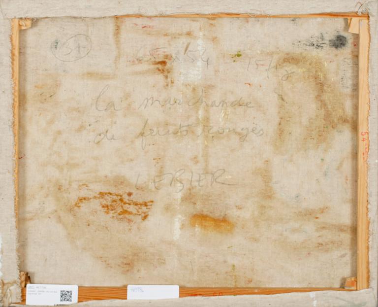 DANIEL LEBIER, olja på duk, signerad.