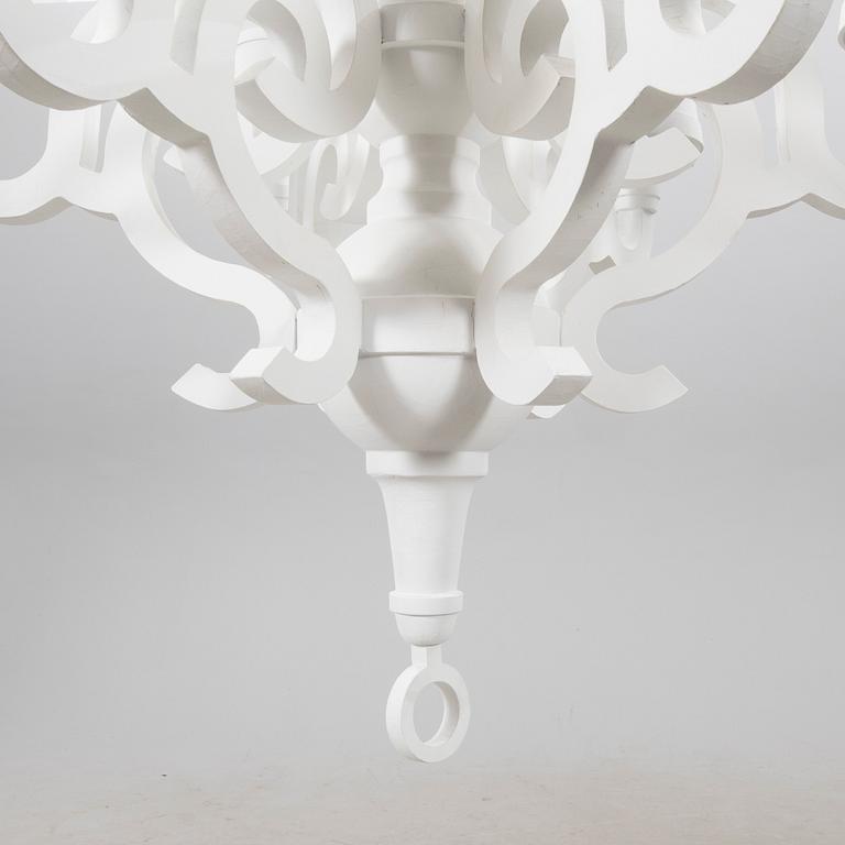 Studio Job, takkronor ett par, "Paper chandelier L" Moooi.