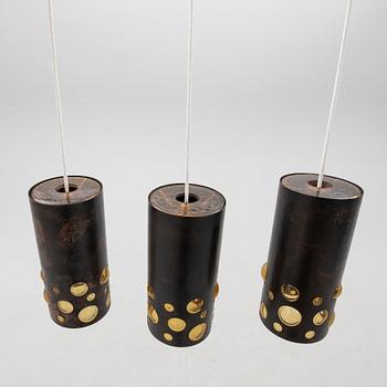 Ceiling pendants 3 pcs 1970s.