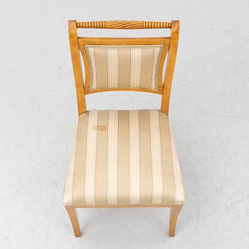 Four Empire style chairs, early 20th Century.