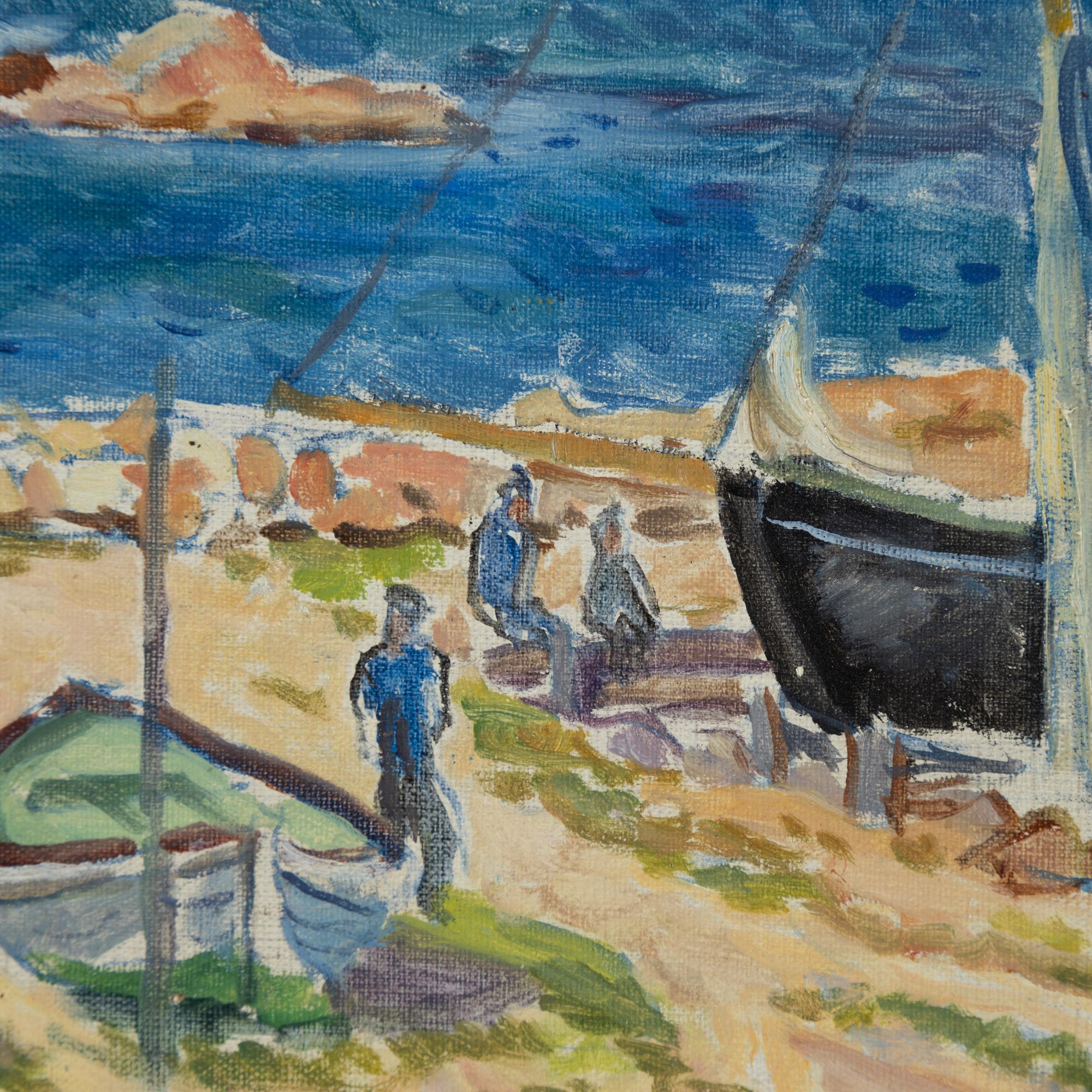 Olle Nordberg, oil on canvas, signed and dated 1924.