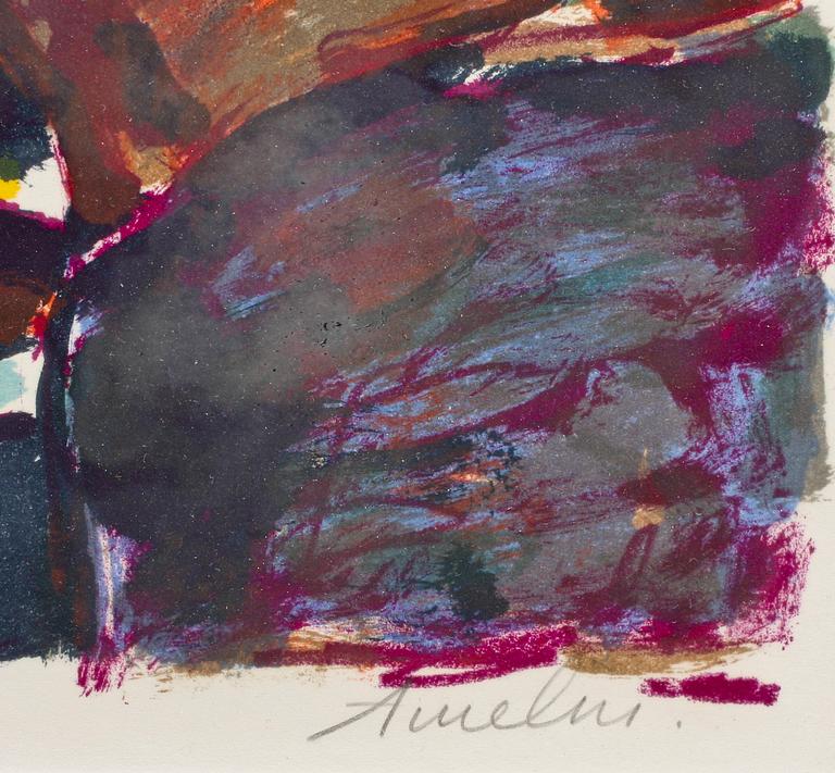 ALBIN AMELIN, färglitografi, 2 st, sign och numr 40/310.