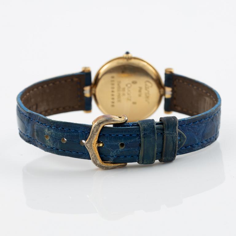 Cartier, Vendôme, "Trinity", wristwatch, 24 mm.