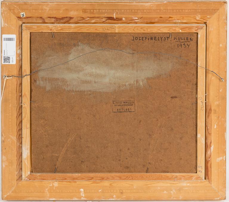 DAVID WALLIN, oil on canvas, signed.