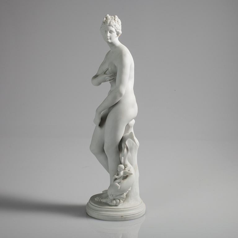 VENUS DE MEDICI, porslin/biskvi  1900-talets början.