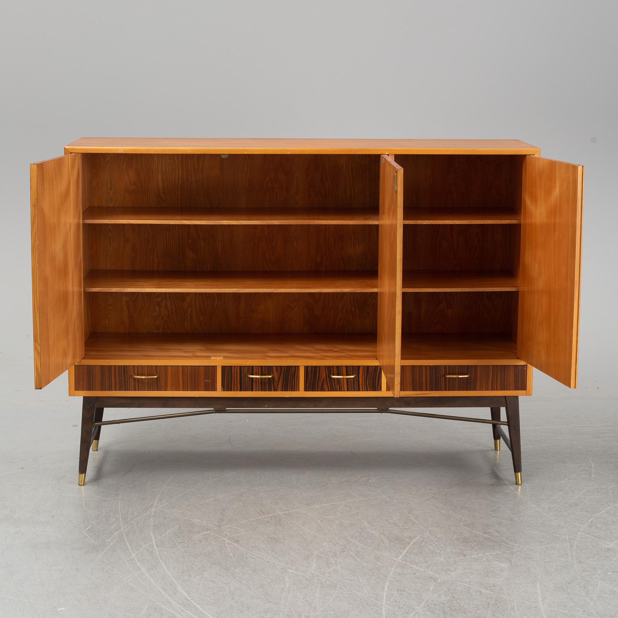 A teak sideboard, Martin Karlssons Möbelfabrik, Malmö second half of the 20th century.