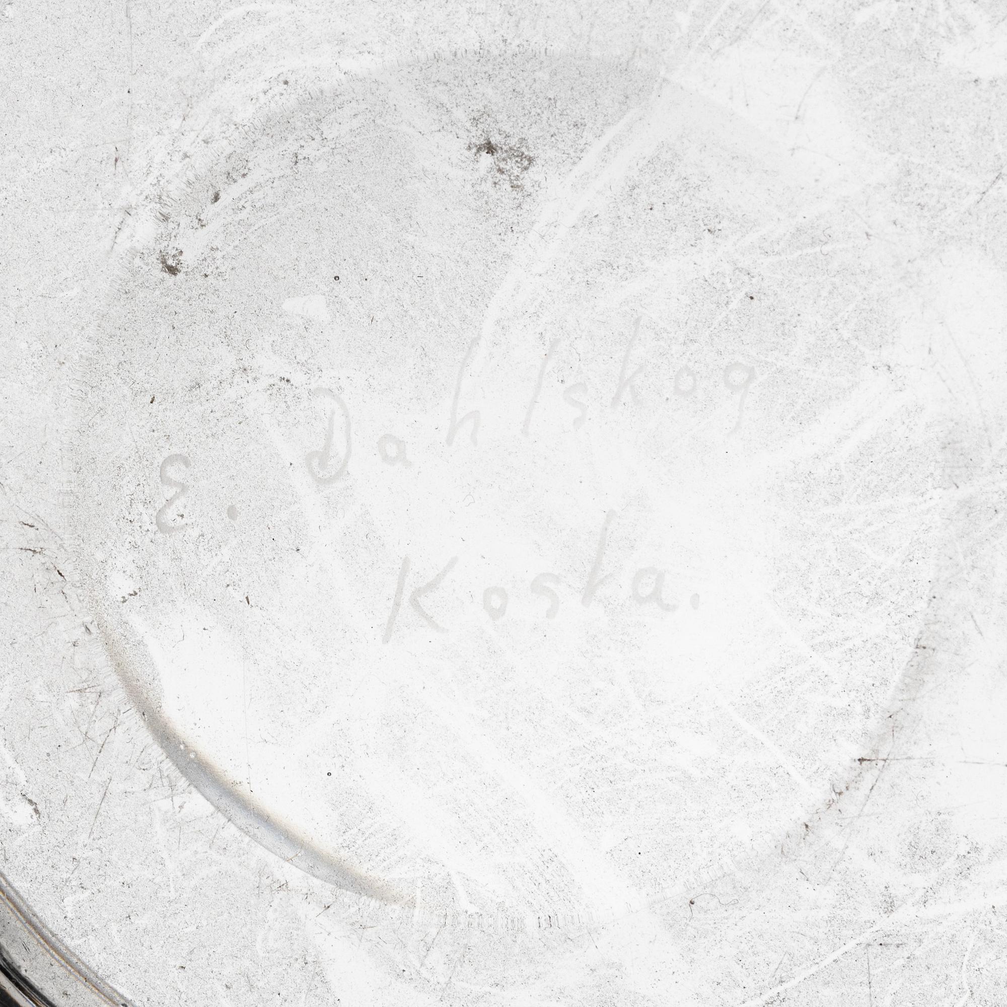 Ewald Dahlskog, a 'Sjöhästen' bowl, Kosta, 1926-29.