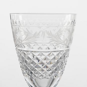 Fritz Kallenberg, a 45-piece 'Elvira Madigan' glass service, Kosta.
