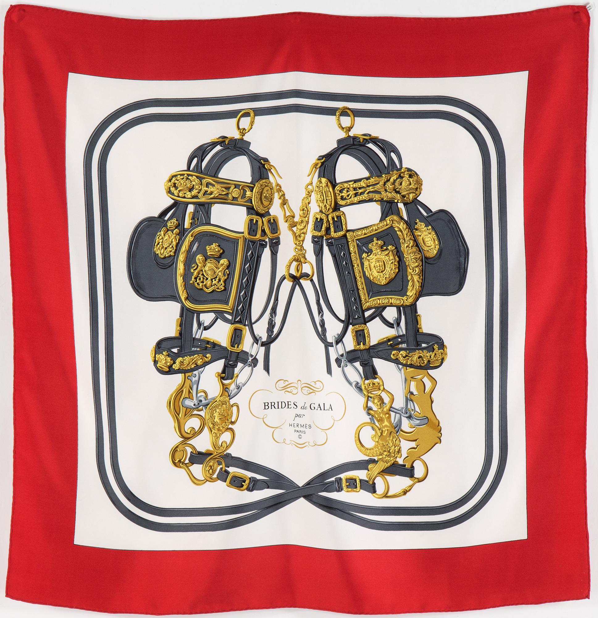 SCARF, Hermès, "Brides de gala".
