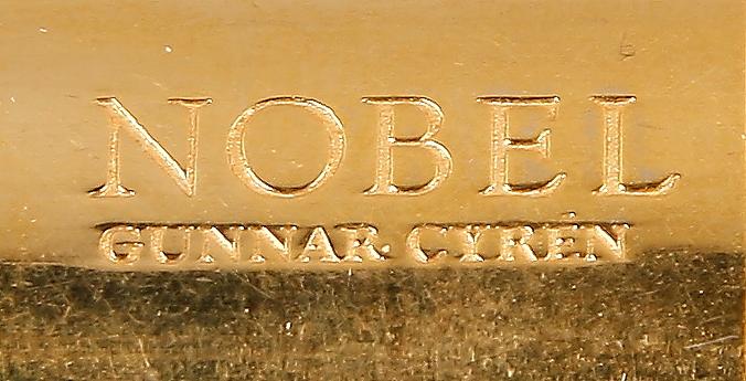 BESTICK, 48 st, "Nobel", design Gunnar Cyrén.