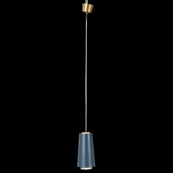 A metall ceiling lamp mid 20 th century.