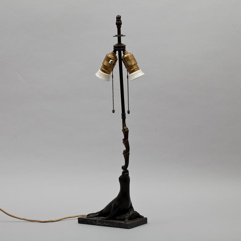 BORDSLAMPA, art deco, 1900-talets första hälft.