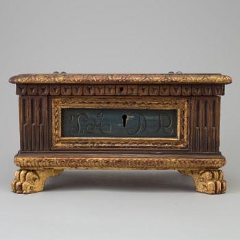 SKRIN, målat trä, 1800-tal.