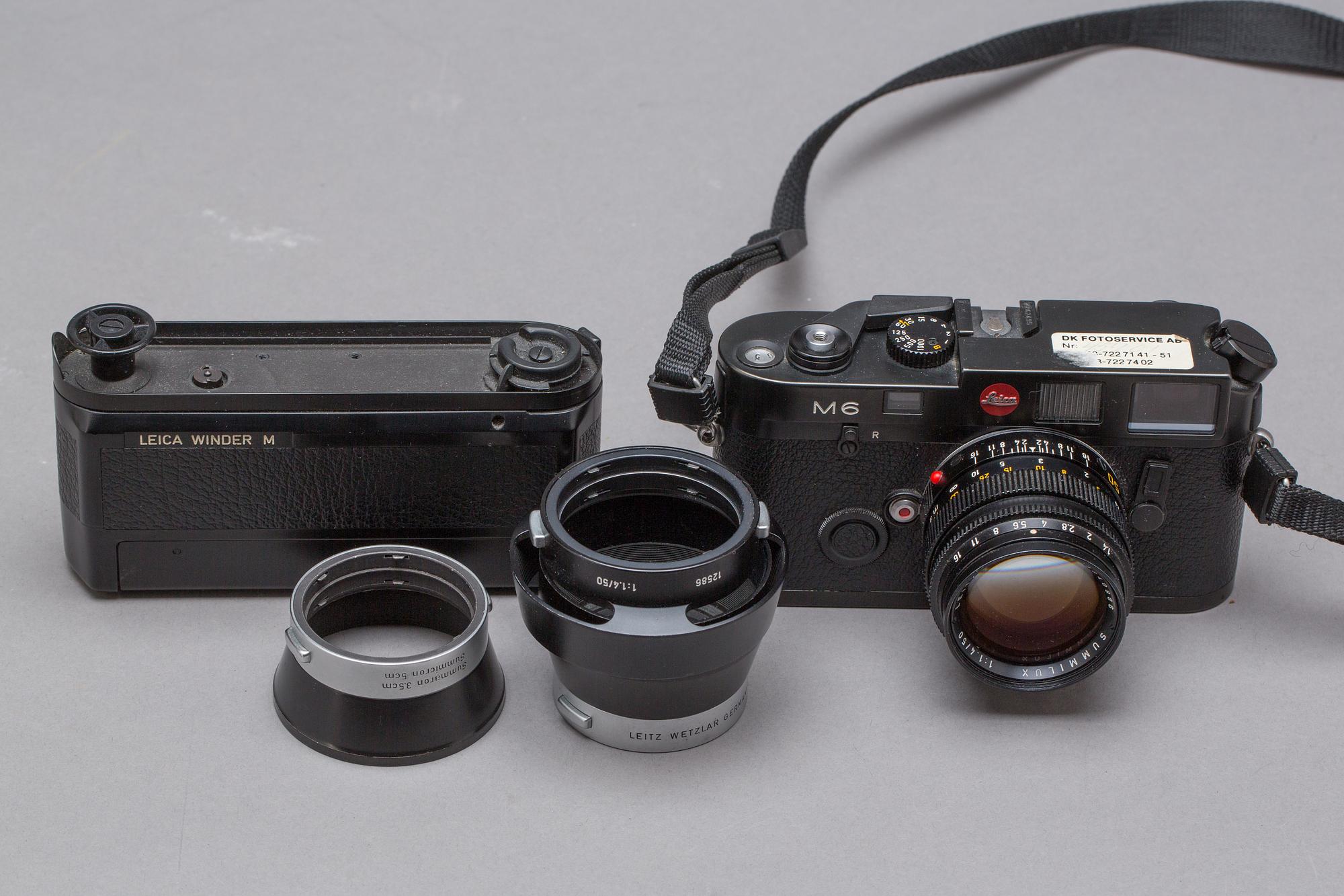 KAMERA, LEICA M6. Lanserades 1984.