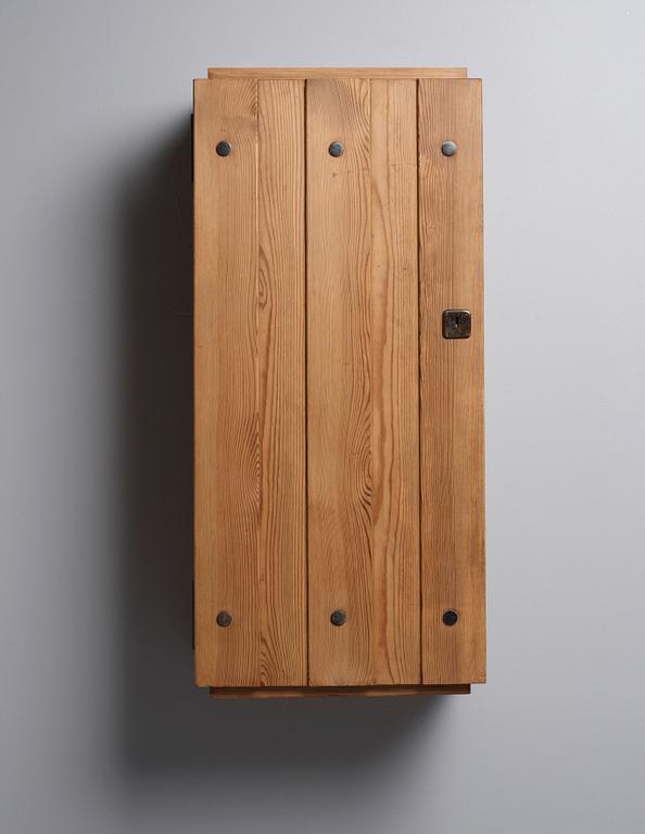 An Axel Einar Hjorth pine wall cabinet, Nordiska Kompaniet, Sweden 1930's.