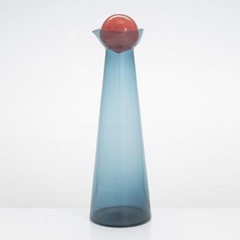 Nanny Still, karaff, 1724 "Triennale", sällsynt, Riihimäen Lasitehdas Oy. Formgiven  1955.