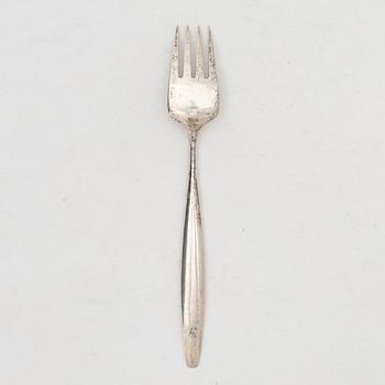 Besticksdelar, 24 st, silver, "Gammal dansk/Old Danish", bl a Cohr, Danmark.