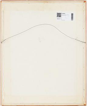 Ragnar Sandberg, red crayon, signed R.S.