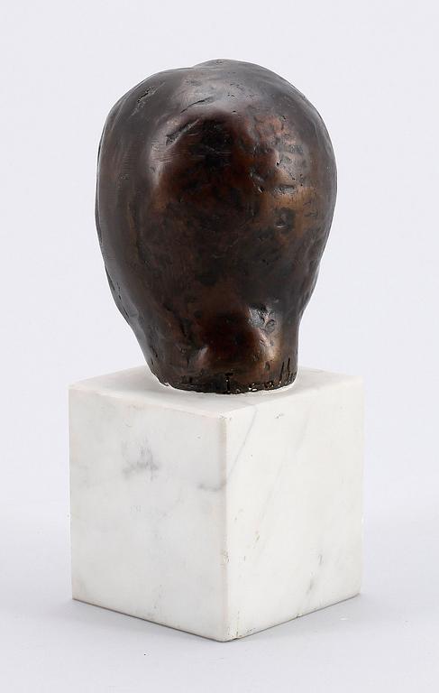 JOHANNES COLLIN, skulptur, patinerad brons, signerad, 1900-talets första hälft.