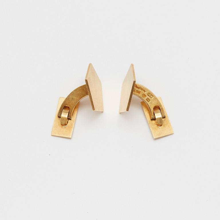 Wiwen Nilsson, manschettknappar, ett par, Lund 1964,