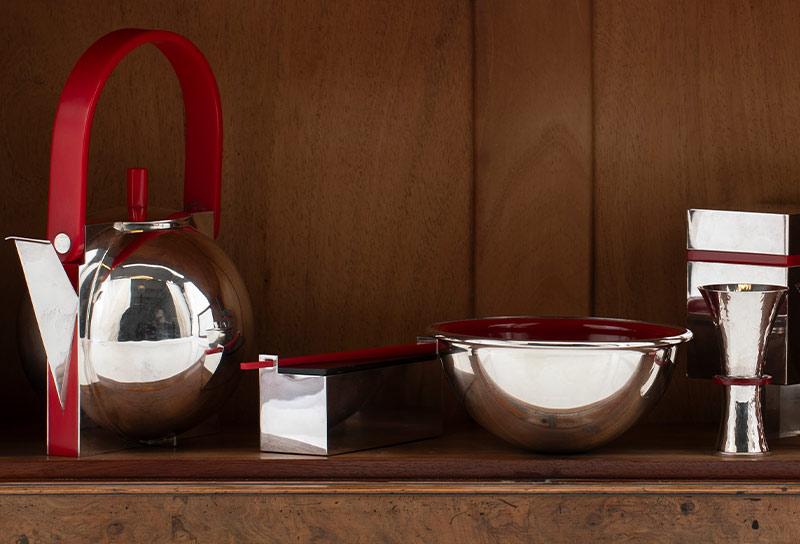 Silver and Acrylic – Three Masters