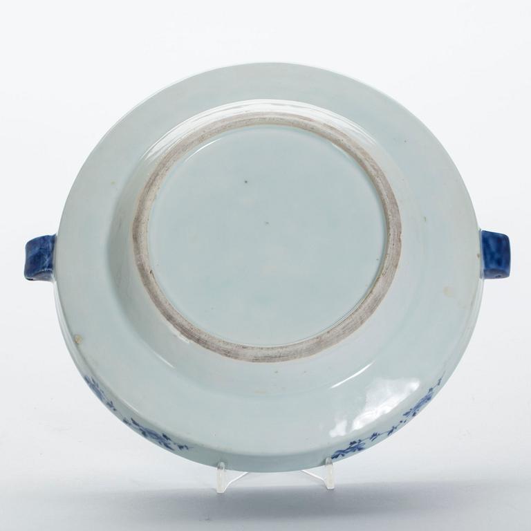 VÄRMEFAT, porslin, Kina 1700/1800-tal.