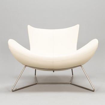 Henrik Pedersen, a leather covered 'Imola' lounge chair for BoConcept.