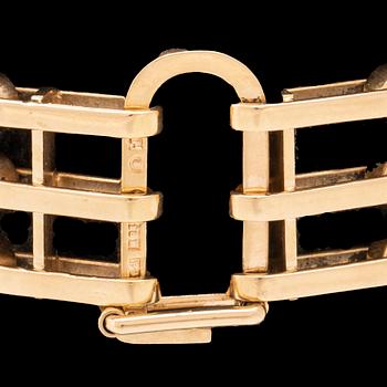 Bracelet 18K gold by Cecilia-Ki Gothenburg 1965.
