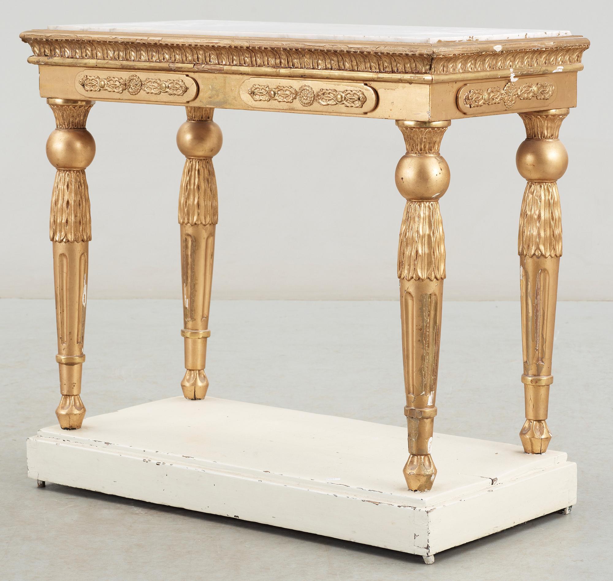 KONSOLBORD, senempire, 1800-talest mitt.