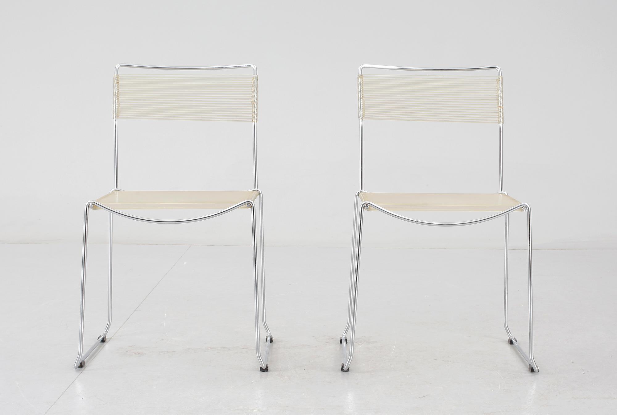 STOLAR, ett par, "Spaghetti chair", Achille&Pier Giacomo Castiglioni,