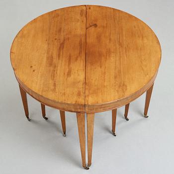 A Swedish 19th century dinner table.
