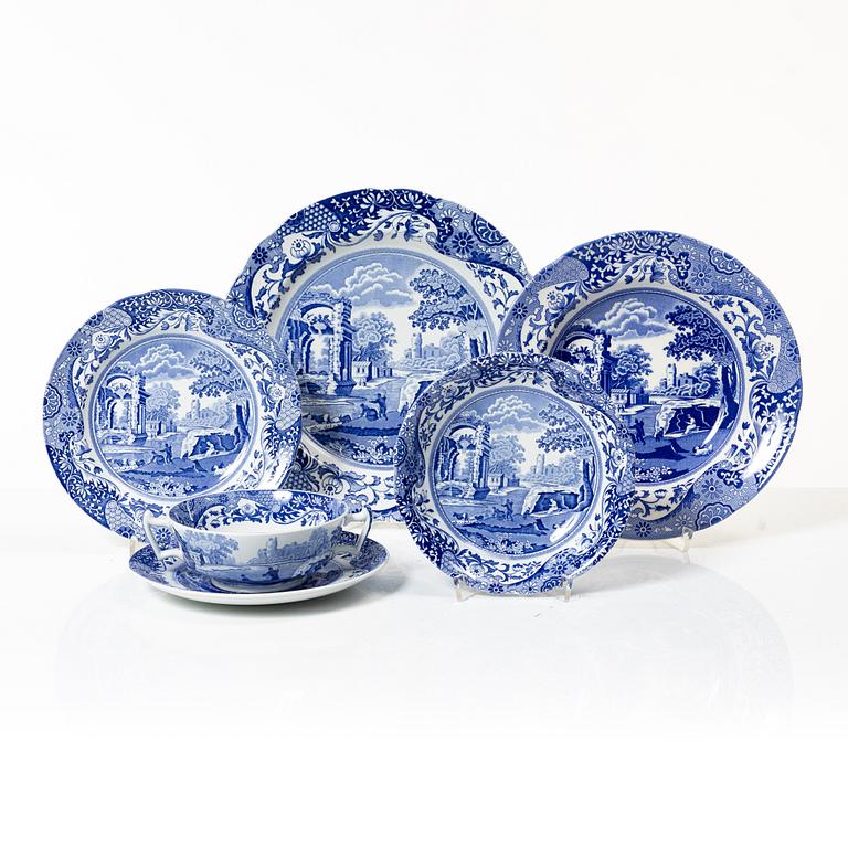 A 42-piece 'Spode's Italian' dinner service, England, mid-20th century - 21st century.